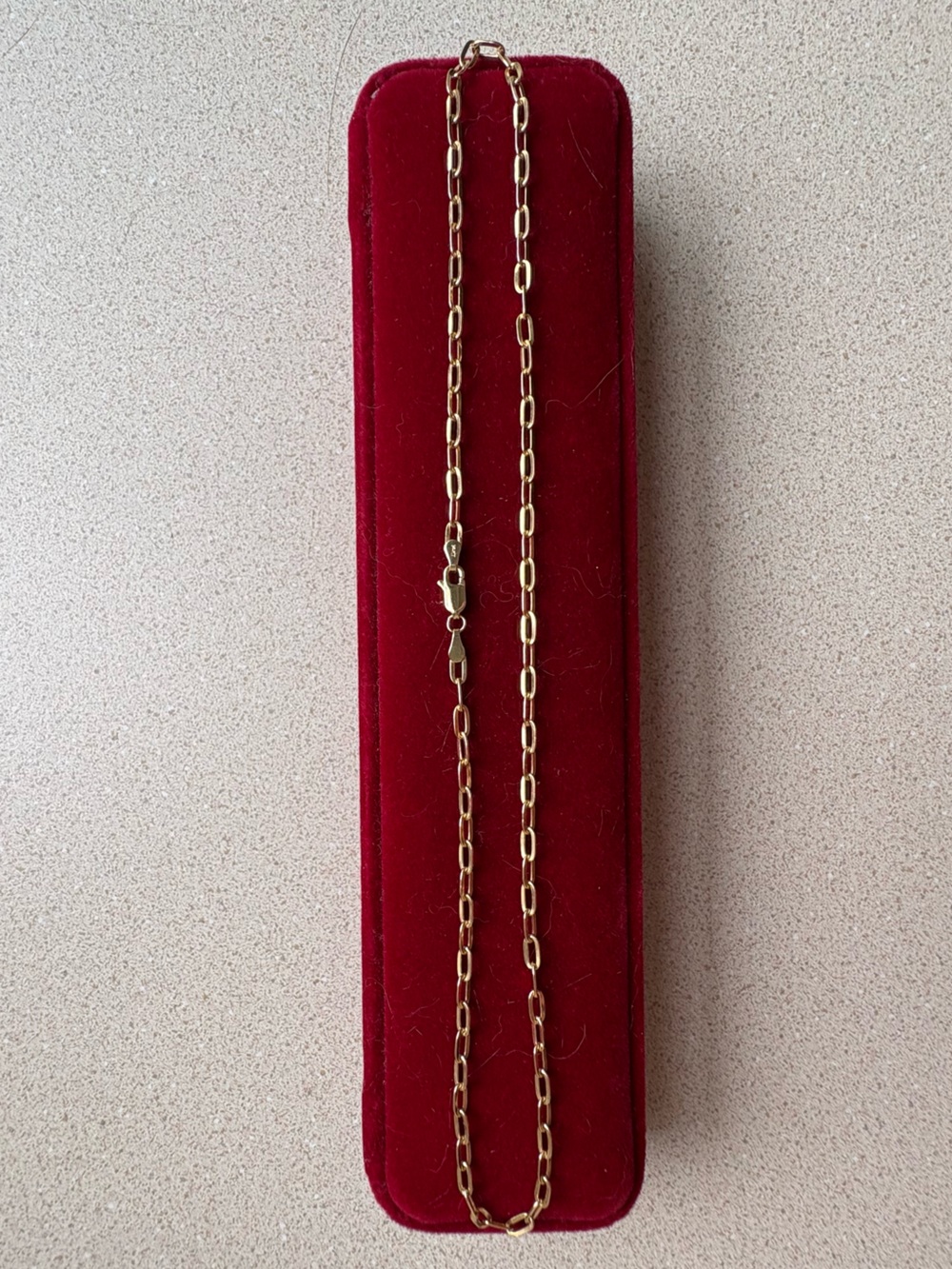 14 Karat Yellow Gold Paperclip Chain Necklace